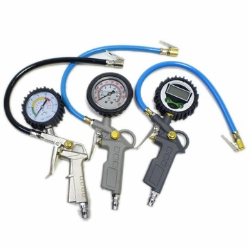 胎壓錶 打氣槍 電子式 油浸式 輪胎充氣槍 測壓錶 胎壓槍 打氣筒 打氣桶 胎壓錶 胎壓偵測器 打氣槍【DI270】 123便利屋