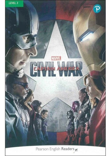 Pearson English Readers Level 3 Marvel-Captain America: Civil War with Audiobook and Ebook (1版) Retold Jocelyn Potter, Series Editors 2022 Pearson