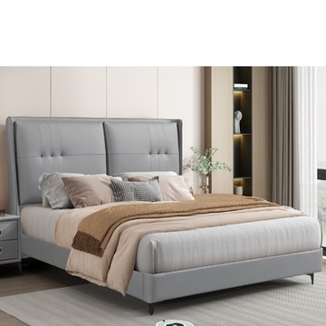 AS DESIGN 雅司家具-克馬艾爾雙人加大床架-寬198*深218*高120