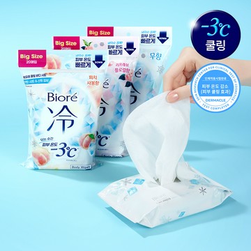 Biore Cooling Body Sheet 20 Sheets (3 Options)