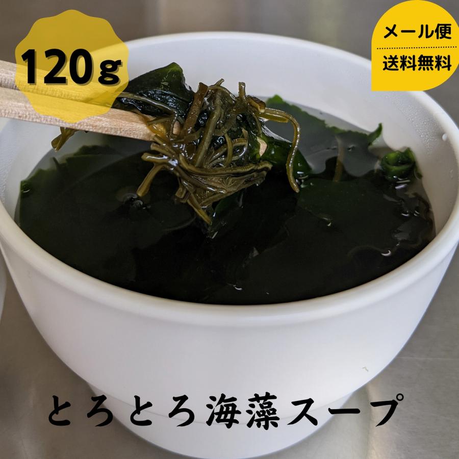 道正昆布 とろとろ海藻スープ 120ｇ チャック袋入り