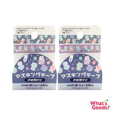 趣味太空人手作15mm紙膠帶