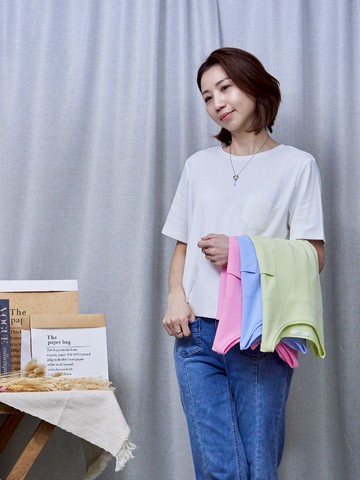 輕鬆穿出小俐落|夏日穿搭就靠這件有挺度棉T