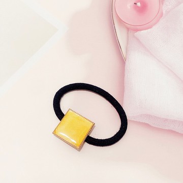 酒精墨水藝術髪圈 - 正方型