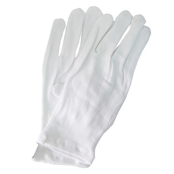 棉質手套 12雙  超薄/中厚/加厚  S/M/L/XL  作業生產/禮儀文玩/品質檢查  白色