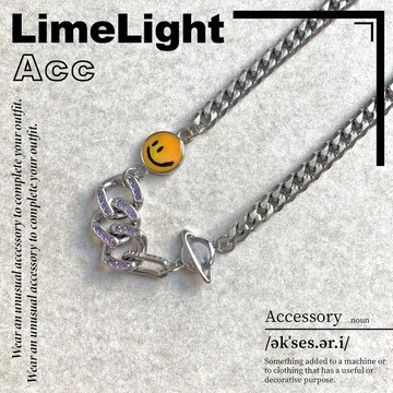 ☆LimeLight☆ 快樂星球 / 笑臉 / 星球 / 古巴 / 解構 / 拼接 / 飾品 / 鈦鋼 項鍊 火星 27