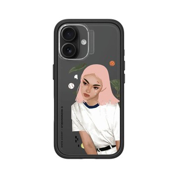 iPhone 16 Mod NX 黑 - Janice Sung - Pink Sand 粉砂