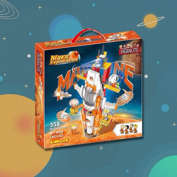 LINOOS~史努比太空系列-登入火星(1入) ※限宅配