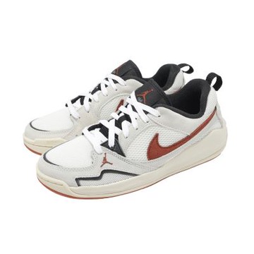 Nike 休閒鞋 Jordan CMFT Era GS 大童 女鞋 米白 紅 復古 HQ0506-101