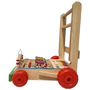 US baby 優生 可愛小狗助步車 學步走路起至18個月  1個  木色