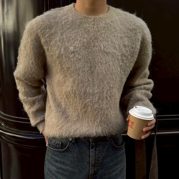 正韓奢華厚實保暖安哥拉羊毛絨針織上衣 8色 YUPPIE 預購商品 0106