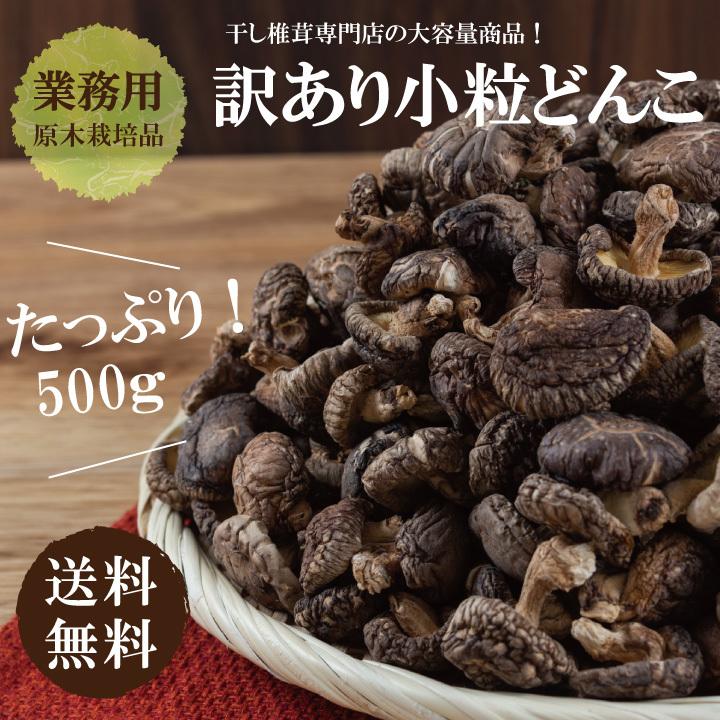 国内産訳あり小粒椎茸500ｇ　干し椎茸 国産 訳あり どんこ ワレ・カケあり 送料無料 最安値挑戦中