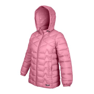 FIRESTAR 女可拆帽鋪棉外套-防風 防潑水 保暖 上衣 連帽外套 HL137-43 梅紅