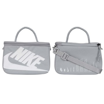 NIKE 迷你鞋盒斜背包-3 公升-雙肩包 肩背包 旅行包 FN3059-012 灰白