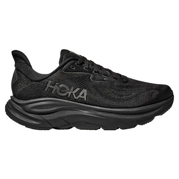 HOKA 女款 Clifton 10 寬楦路跑鞋 1162031-BBLC  黑色  23.5cm