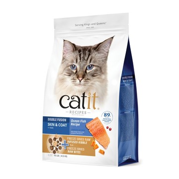 Catit 【單包組】三鮮凍乾糧 4.5kg - 皮毛養護貓海魚配方