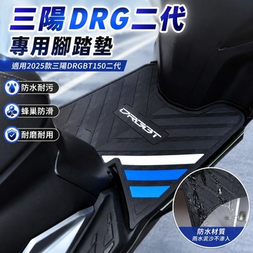 免運🔥三陽DRG二代腳踏墊 腳踏板 蜂巢腳踏墊 橡膠腳踏墊 DRG改裝 質感升級 適用2025款三陽DRGBT150二
