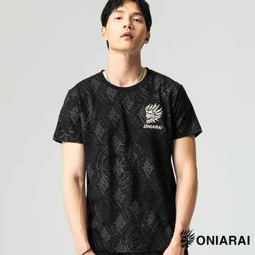 鬼洗 BLUE WAY – 黑標極致闇光滿版短TEE