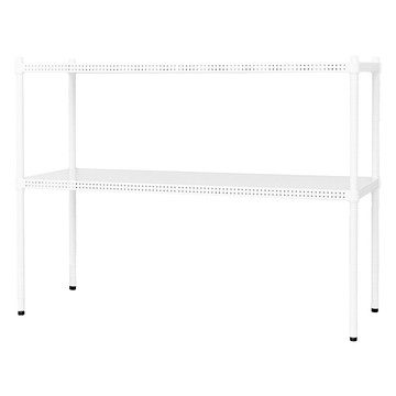 dayneeds 日需百備 極致美學 烤漆二層架  白色  120 x 45 x 75cm  2層