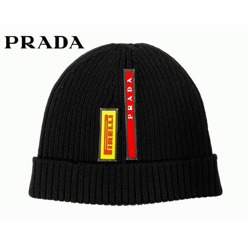 プラダ PRADA LF18D NERO ルナロッサ プラダ ピレリ ロゴタグ付き ネロ