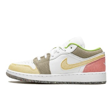 AIR JORDAN 1 LOW PASTEL GRIND VIVID GREEN GS