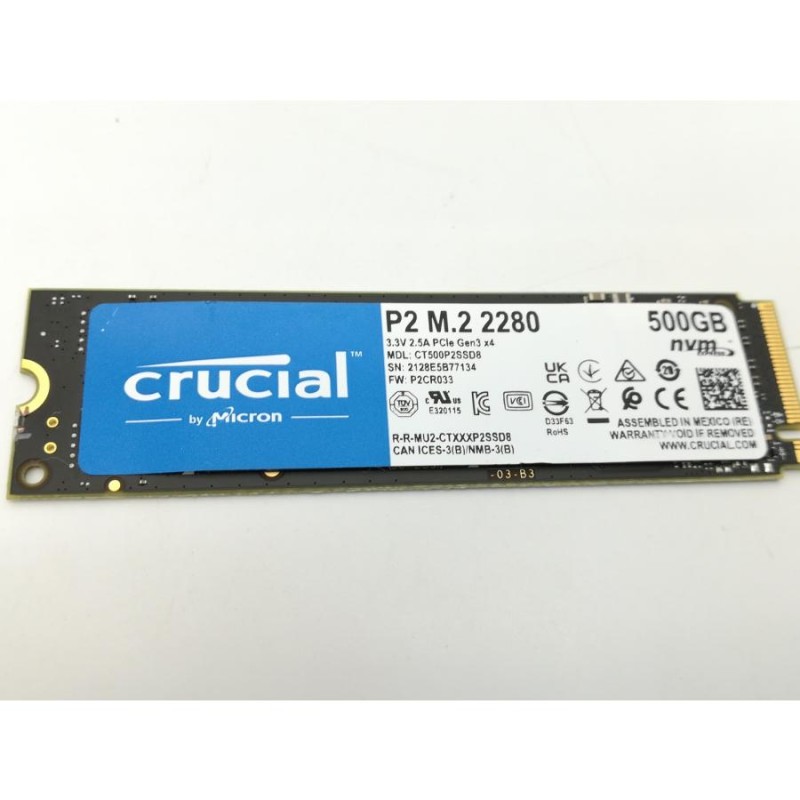 Crucial】CT500P2SSD8JP【500GB】 - PC/タブレット