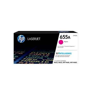 HP 惠普 655A LaserJet 紅色原廠碳粉匣(CF453A) 適用 M681f/M681z/M682z/M652dn/M652n