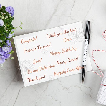 手寫客製化小卡