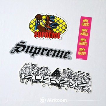 AirRoom 正品現貨 2026SS SUPREME 哥德字體 狗鏈 最後的晚餐 貼紙 現貨