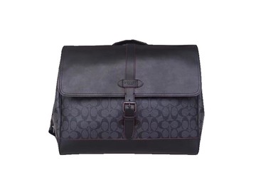 限時 滿3千賺10%點數↘ | ~雪黛屋~COACH 斜側包大容量可A4紙國際正版保證進口防水防刮皮革品證購證塵套提袋等候10-15日C500511