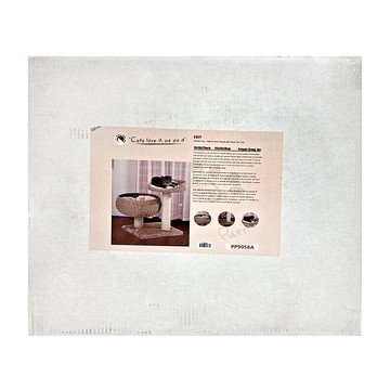 PetPals 圓窩型紙繩編織貓跳台 大尺寸圓窩 可容納兩隻貓 舒適絨布軟墊  PP-9058  1個