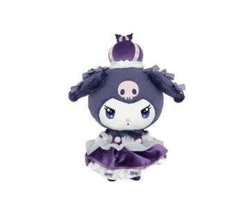 【震撼精品百貨】酷洛米_Kuromi~Sanrio 日本SANRIO三麗鷗 酷洛米絨毛玩偶娃娃-生日皇冠*87146