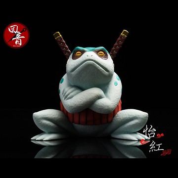 【怡紅】回音 妙木山通靈獸 蛤蟆廣 屋臺崩壞之術 忍者GK限量雕像