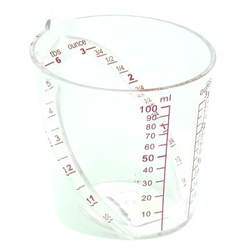 bargogo 巴果果 斜口量杯 帶刻度 100ml 容量  1個  單一顏色