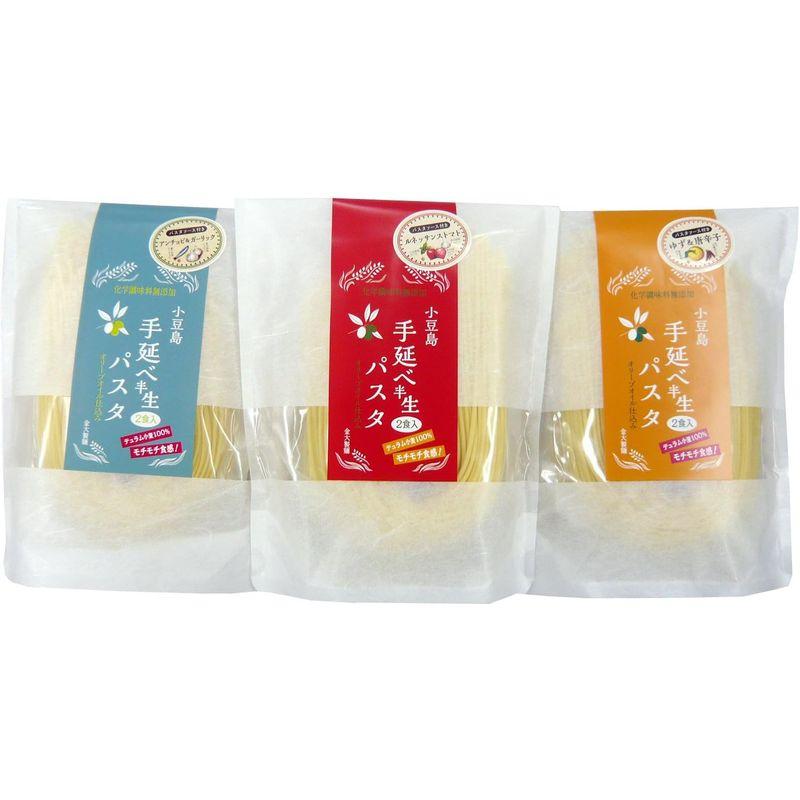 キンダイ製麺 小豆島手延べ半生パスタ詰合せ THP-20(めん110g×6、ソース25ml×6)