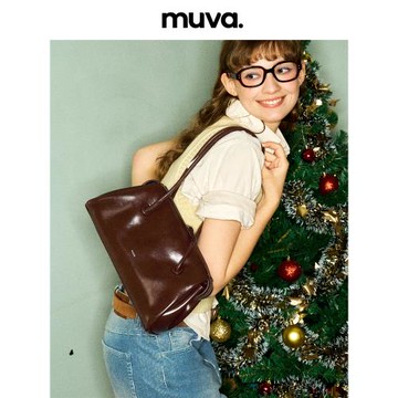 muva雙肩帶腋下包秋冬簡約高級感法式單肩包復古風原創11.25新品