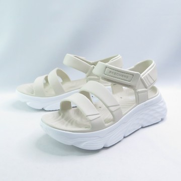 Skechers 111126NAT Max Cushioning AURA 水鞋 女健走涼拖鞋 厚底 涼鞋 自然色