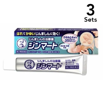 [Set of 3] [2nd-Class OTC Drug] Jinmart 15g Rohto Mentholatum