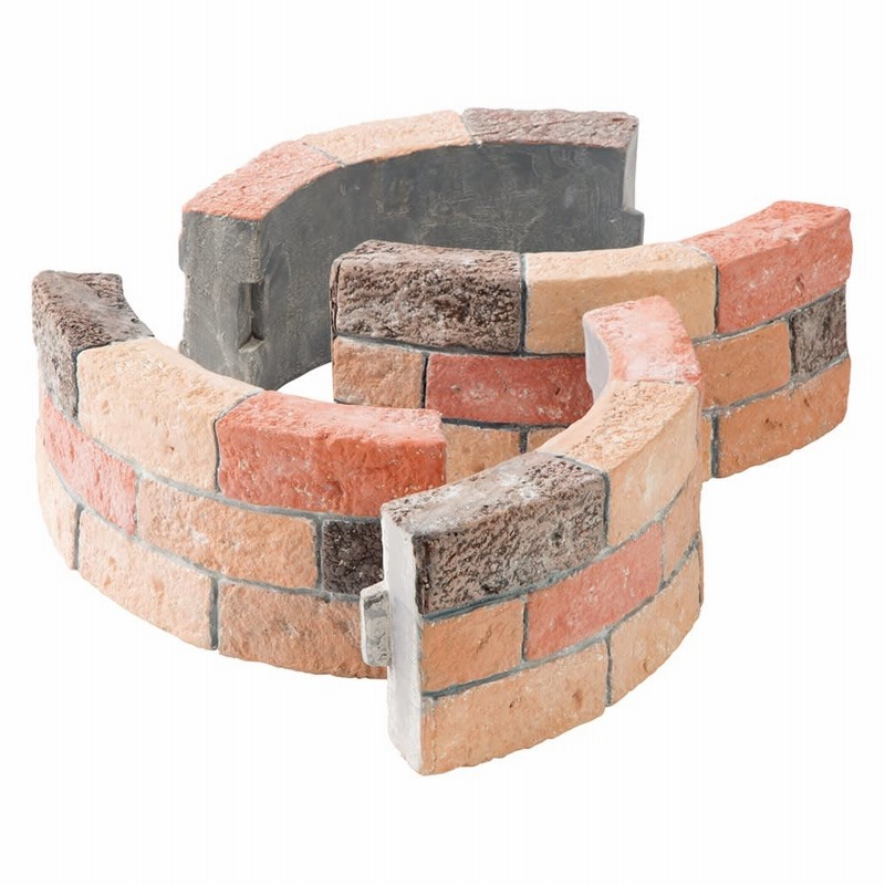 レンガ風花壇 円形５０cm1面分 通販 Lineポイント最大1 0 Get Lineショッピング