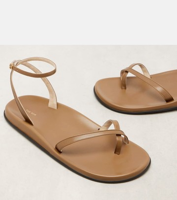 The Row Hugh leather sandals