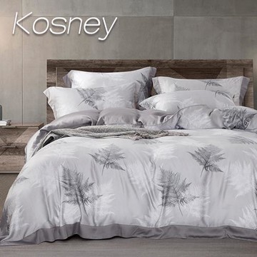 KOSNEY   南館瀟湘  頂級特大60支100%天絲TENCEL八件式兩用被床罩組