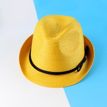 【亮色行】潮搭帽子自然休閑時尚百搭禮帽情侶出行太陽帽青年草帽