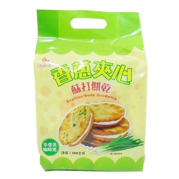 巧益 香蔥夾心蘇打餅 288g