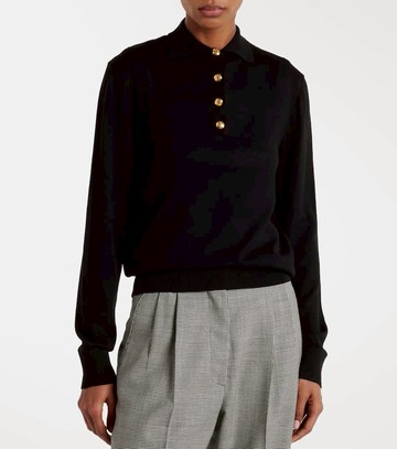Blazé Milano Alegria silk and cotton polo sweater
