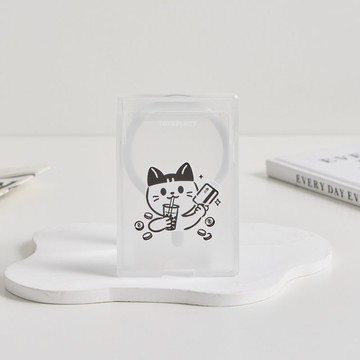 doudle studio招財喵喵MagSafe磁吸卡片夾