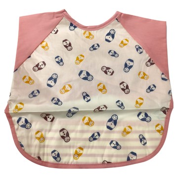 日本千趣會 多功能防水衣 長袖圍兜 - 俄羅斯娃娃  1件