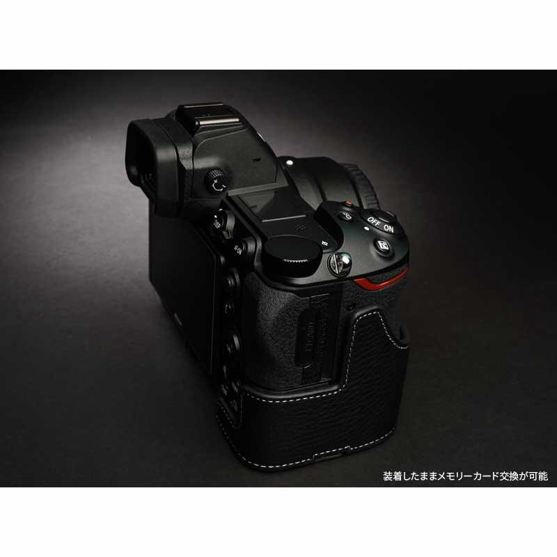 Nikon Z5 / Z6 / Z7 / Z6II / Z7II 用 レザー ケース Black TP