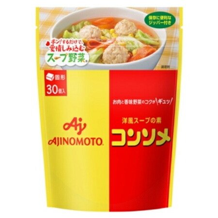 味の素　「味の素ＫＫコンソメ」固形３０個入パウチ　159g×12袋