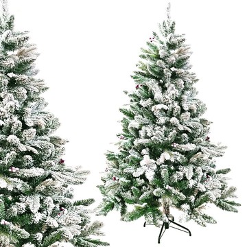 MODACore 7呎/7尺(210cm) 頂級植雪擬真混合葉聖誕樹 裸樹(不含飾品不含燈) 本島免運費