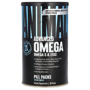 Animal, 高階 Omega-3 和 EFAS 丸劑包，30 包